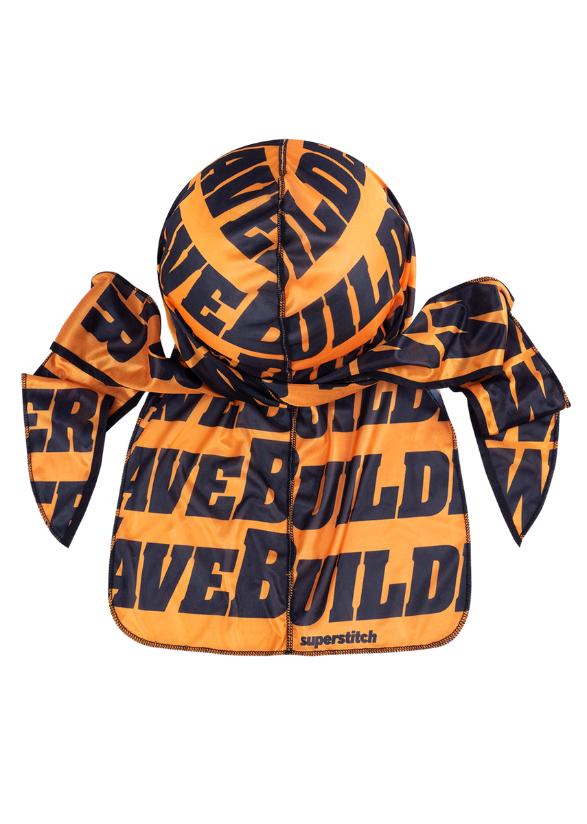 WB 360 ORANGE Superag - limited edition durags dropping every